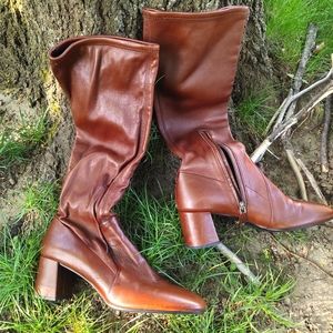 Prada Brown Leather Boots